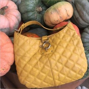 J. Crew Quilted Leather Hobo Bag